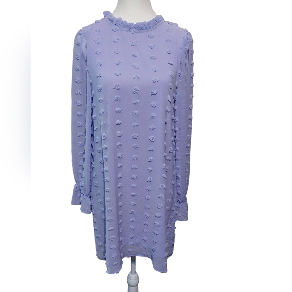 Lavender Famition Lavender Ruffle Dress Size Small